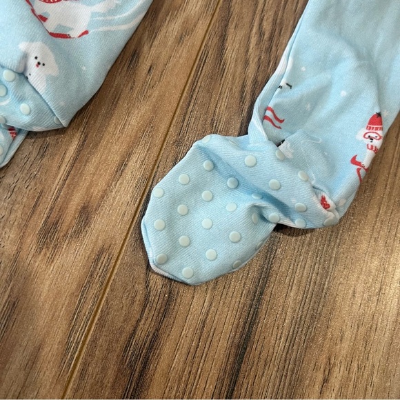 NWT NEON REBELS Baby Carson Holiday Footie Pajama, Ski Pups - Picture 5 of 7